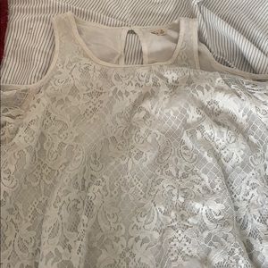 off the shoulder Hollister top